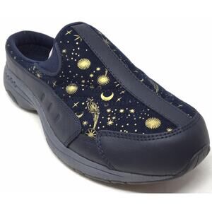Easy Spirit Traveltime 551 Women's Size 8W Celestial Navy Mule Slip-On Shoes
